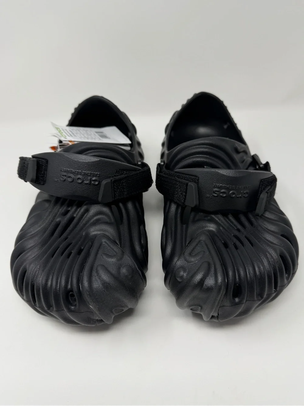 CROCS Black Foam Strap Sandals Sz. 12